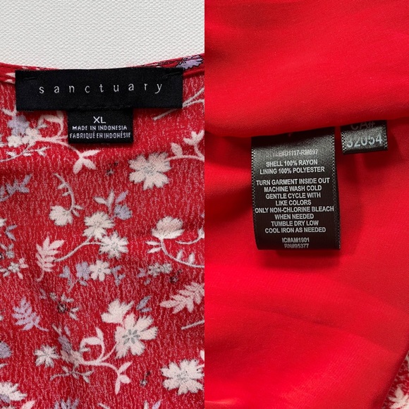 Sanctuary girl on fire floral wrap dress - Picture 6 of 6